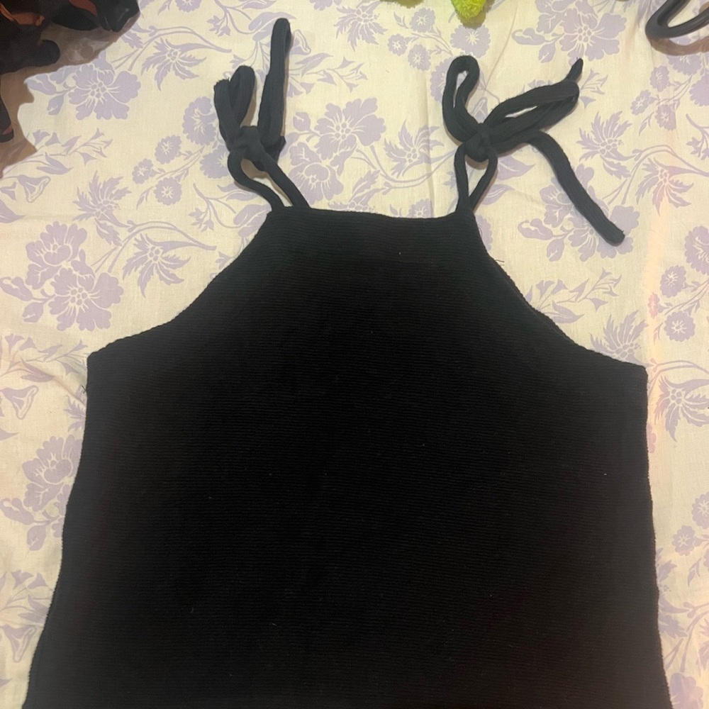 Madewell Black ribbed Tank Top
